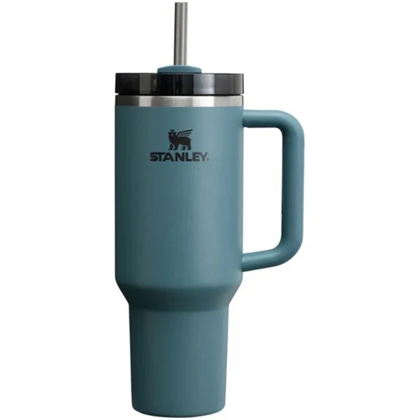 Stanley Quencher Pipetli Termos Bardak 1.18 Lt - Blue Spruce ürün görseli 1