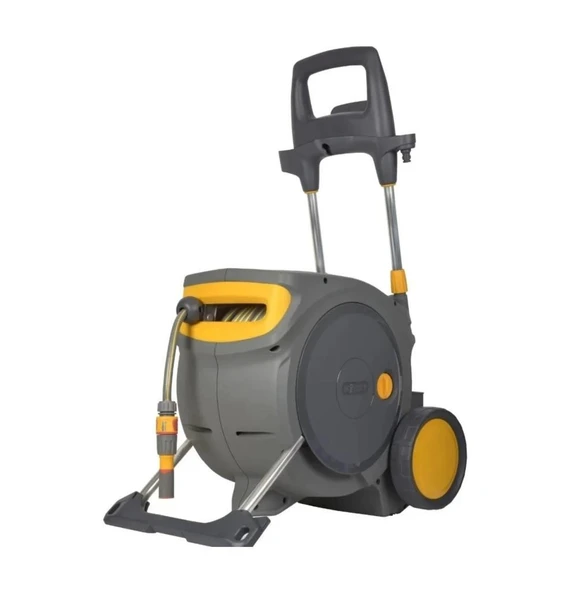 Hozelock 100488H Tekerlekli Otomatik Geri Sarmalı Hortum Seti 35mt ürün görseli 1