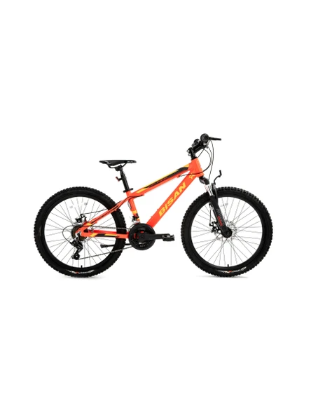 Bisan KDX 2900 D MD Fren 21 Vites 24 Jant Dağ Bisikleti Neon Turuncu Siyah 30 Kadro ürün görseli 1
