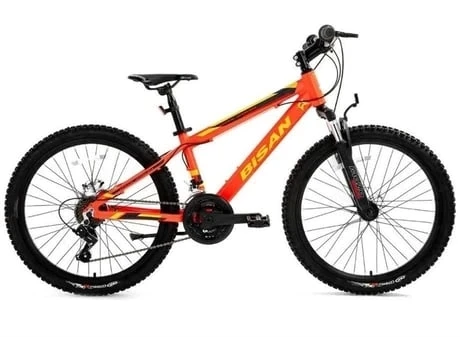 Bisan KDX 2900 V Fren 21 Vites 24 Jant Dağ Bisikleti Neon Turuncu Siyah 30 Kadro ürün görseli 1