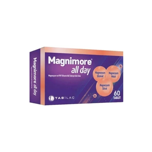 Magnimore All Day Takviye Edici Gıda 60 Tablet ürün görseli 1