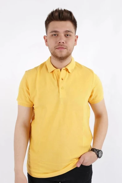 Cazador Erkek T-shirt Polo Yaka Pike  4613 SARI ürün görseli 1