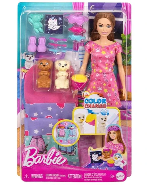 Barbie ve Köpekçikleri Pijama Partisi HXN01 ürün görseli 1