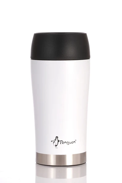 Penguen-3024 Beyaz Mug Termos 300ml - Resim 5