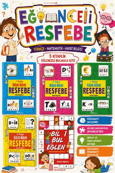 1.Sınıf Eğlenceli Bil Bul ve Resfebe Seti ürün görseli 1