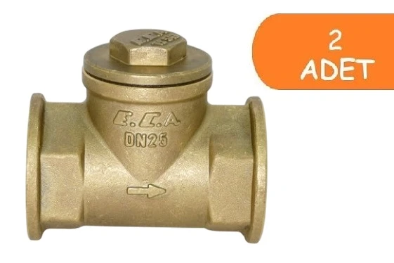 2 Adet ECA 1/2" Yatay Çekvalf 601007022 ürün görseli 1