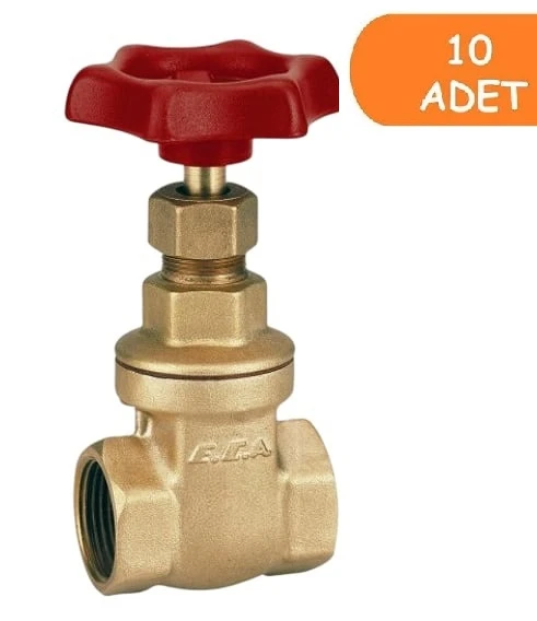 10 Adet ECA 1/2 Şiber Valf 601003001 ürün görseli 1