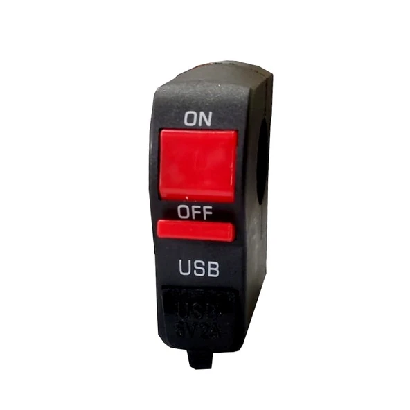 Motosiklet Sis Far Düğmesi USB Çıkışlı ürün görseli 1