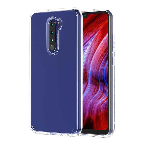 Xiaomi Redmi Note 8 Pro Kılıf Zore Coss Şeffaf Sert Silikon Kılıf ürün görseli 1