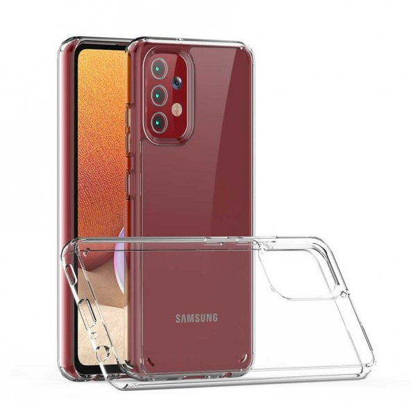 Galaxy A32 4G Kılıf Zore Coss Şeffaf Sert Silikon Kılıf ürün görseli 1