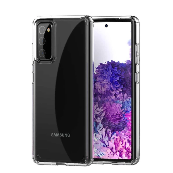 Galaxy S20 FE Kılıf Zore Coss Şeffaf Sert Silikon Kılıf ürün görseli 1