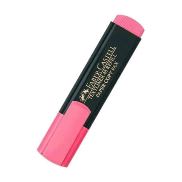 Faber Castell Fosforlu Kalem 1548 Pembe - 10 Adet ürün görseli 1