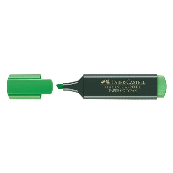 Faber Castell Fosforlu Kalem 1548 Yeşil 5030154863000 ürün görseli 1