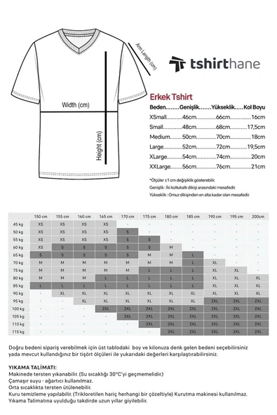Siyah Basic Erkek V Yaka Tshirt - Resim 8