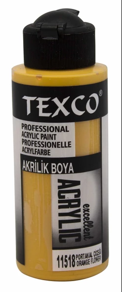 Texco Excellent Akrilik Boya 11518-Portakal Çiçegi 110 cc ürün görseli 1