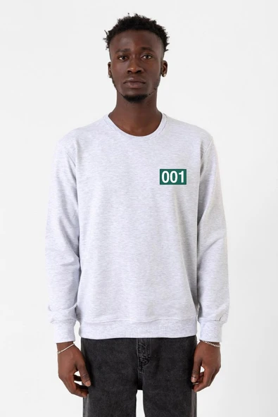 Squid Game Player 001 Karmelanj Erkek 2ip Sweatshirt ürün görseli 1