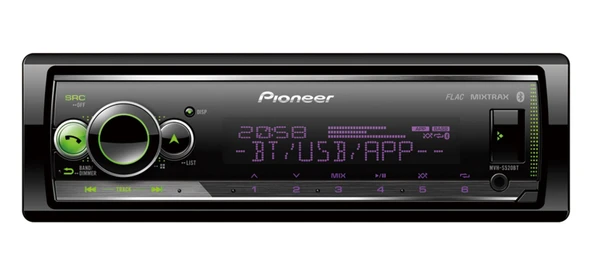 Pioneer MVH-S520BT Bluetooth USB li Oto Teyp ürün görseli 1