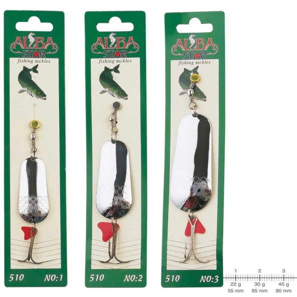 Albastar 510 Turna Olta Kaşığı (344582926)  No.2 30 Gr ürün görseli 1