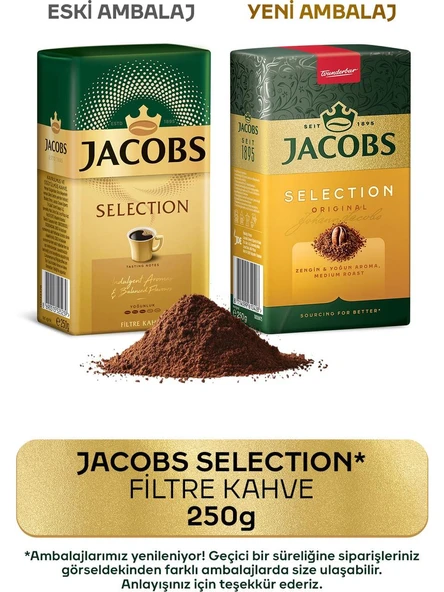 Jacobs Selection Gold Filtre Kahve 250gr - Resim 2