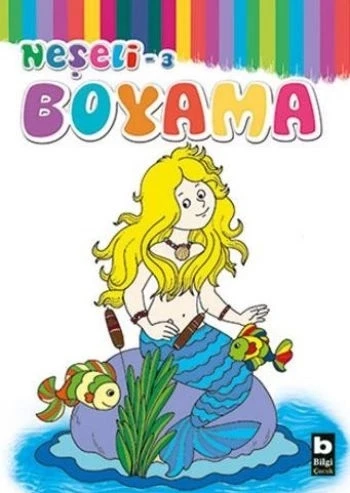 Bilgi Neşeli Boyama 4 + Yaş 3. Kitap ürün görseli 1