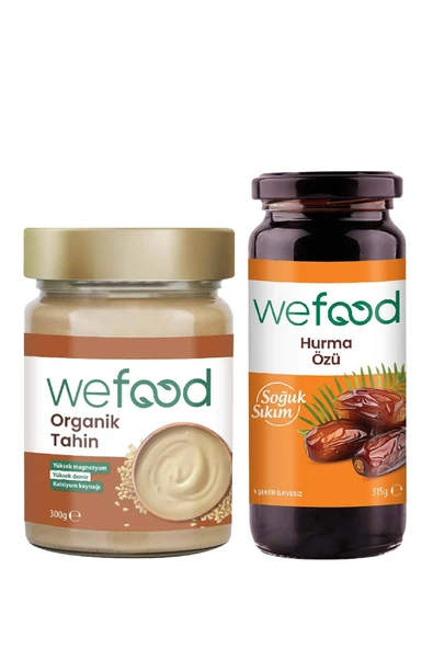 Organik Tahin 300 Gr + Hurma Özü 315 Gr ürün görseli 1