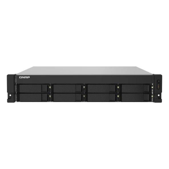 QNAP TS-832PXU-RP (8x24TB Desteği) RAID(0-1-5-6-10-50-60) NAS Depolama Ünitesi ürün görseli 1