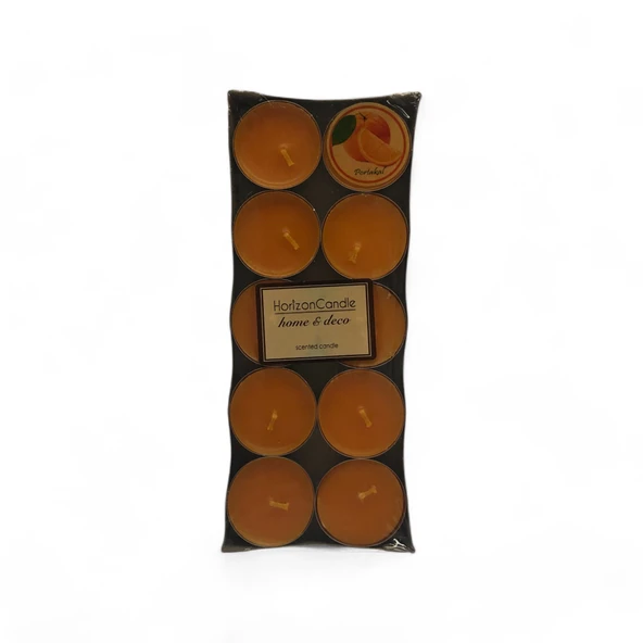 Tealight Portakal 10 lu Mum ürün görseli 1