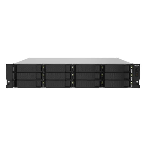 QNAP TS-1232PXU-RP (12x24TB Desteği) RAID(0-1-5-6-10-50-60) NAS Depolama Ünitesi ürün görseli 1