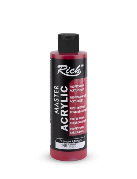 Rich Master Akrilik Boya 240 ml Kirmizi 148 ürün görseli 1