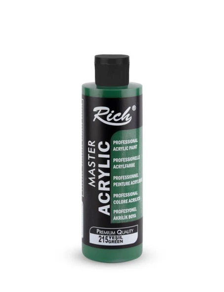 Rich Master Akrilik Boya 240 ml Yesil 215 ürün görseli 1