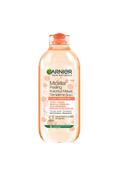 Garnier Micellar Peeling Kusursuz Makyaj Temizleme Suyu 400 Ml ürün görseli 1