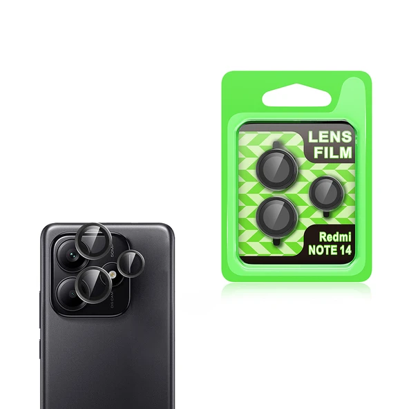 Xiaomi Redmi Note 14 5G Kamera Temperli Cam Lens Koruyucu CL-07 ürün görseli 1