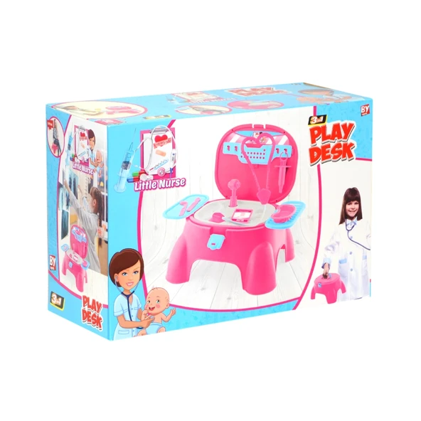 573-BP LITTLE NURSE OYUN TABURESİ DOKTOR SET KIZ ürün görseli 1