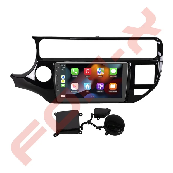 OTO TABLET ÇERÇEVE KIA RIO 2015-2016 9" PIANO BLACK TAC-102 ürün görseli 1