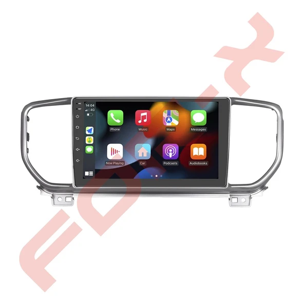 OTO TABLET ÇERÇEVE KIA SPORTAGE 2019+ 9" GÜMÜŞ TAC-097 ürün görseli 1