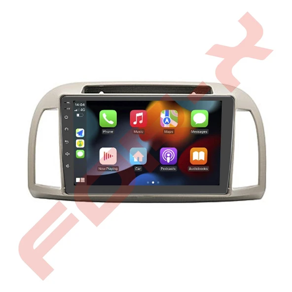 OTO TABLET ÇERÇEVE NISSAN MICRA 2002-2010 9' GÜMÜŞ TAC-311 ürün görseli 1