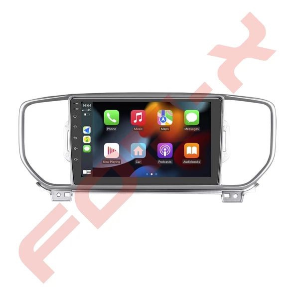OTO TABLET ÇERÇEVE KIA SPORTAGE 9" GÜMÜŞ TAC-098 ürün görseli 1