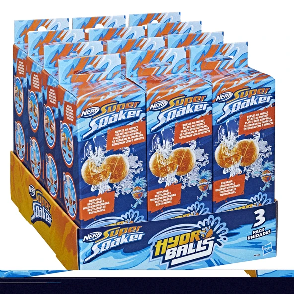 F6392 Nerf Super Soaker Hydro Balls 3lü +6 yaş - Resim 3