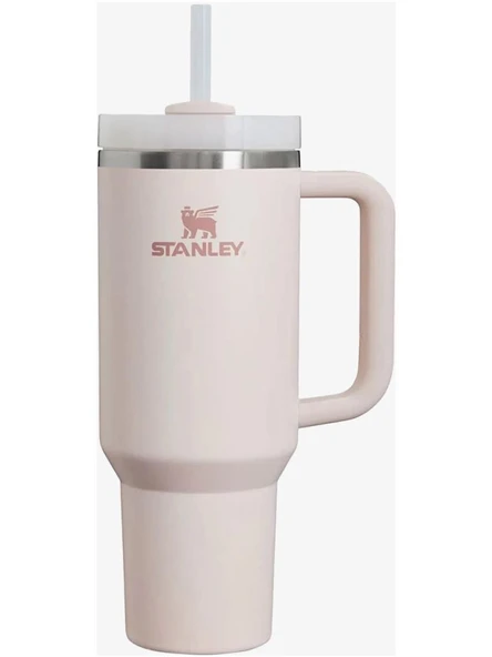 Stanley Quencher 1.18 lt Pipetli Termos Bardak Açık Pembe ürün görseli 1