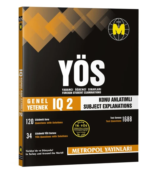 TR-YÖS GENEL YETENEK (IQ)-2 (KONU ANLATIMLI-ÖRNEK ÇÖZÜMLÜ) ürün görseli 1