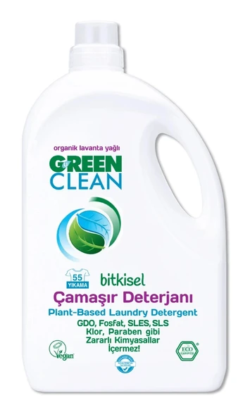 Nessiworld Green Clean Bitkisel Çamaşır Deterjanı 2750 ml (55 Yıkama) ürün görseli 1
