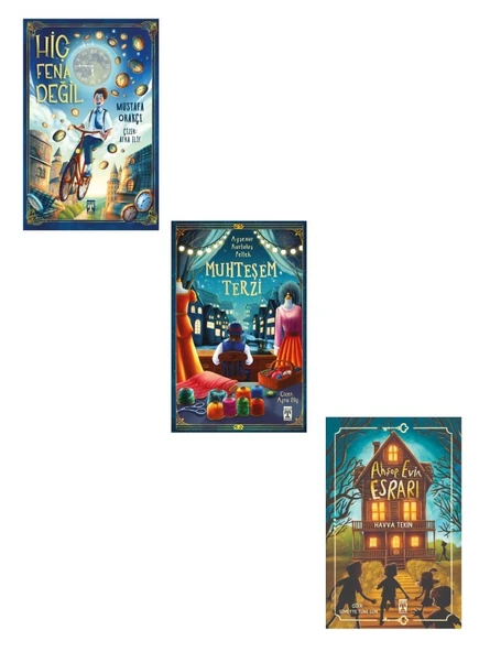 Ahşap Evin Esrarı + Muhteşem Terzi + Hiç Fena Değil (3 Kitap) ürün görseli 1