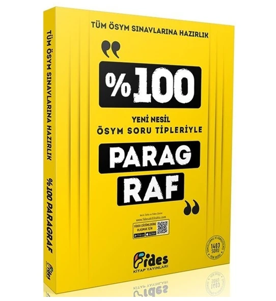 Fides Tyt Ayt Paragraf %100 Soru Bankası ürün görseli 1