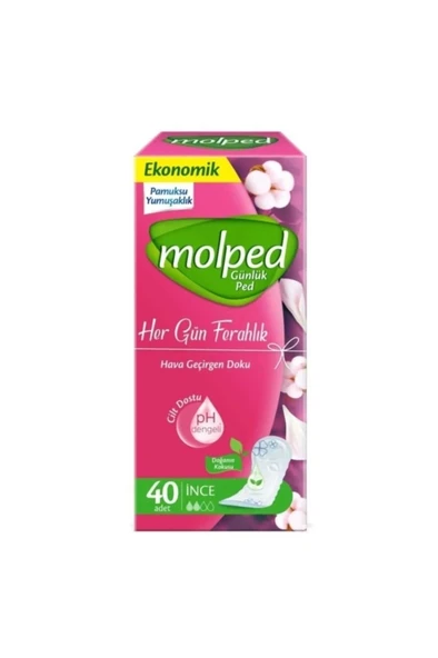 Nessiworld Molped Her Gün Ferahlık Ped Eko 40 Adet ürün görseli 1