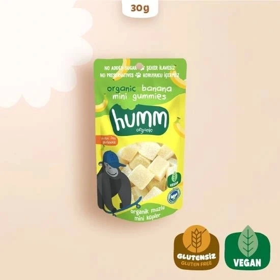 Nessiworld Humm Organik Muzlu Glutensiz Vegan Mini Küpler 30 Gr ürün görseli 1