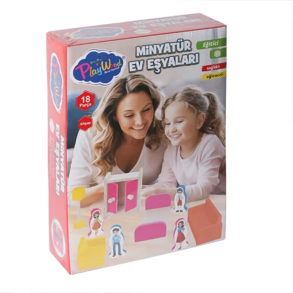 Nessiworld ONY-407 Ahşap Minyatür Ev Eşyaları -Onyıl Oyuncak ürün görseli 1