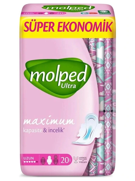 Nessiworld Molped Ultra Anatomik Uzun Ped Süper Eko 20 Adet ürün görseli 1