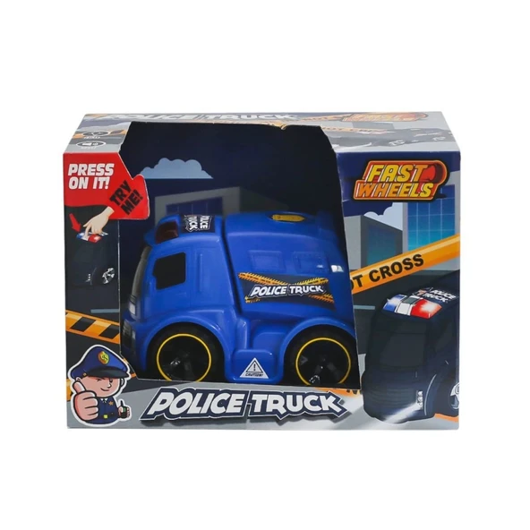 Nessiworld ER-245 Fast Wheels Polis Kamyonu -Erdem Oyuncak ürün görseli 1