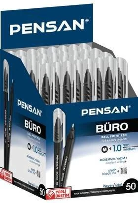 Pensan Büro Siyah Tükenmez Kalem 1Mm 2270 50 Li Paket ürün görseli 1
