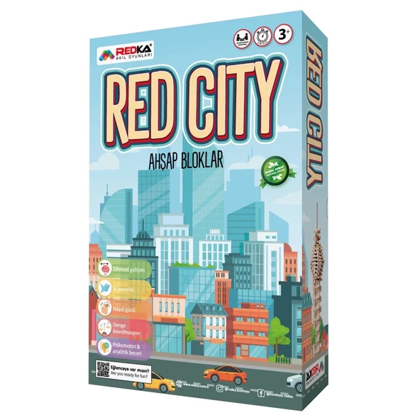 Redka Redcıty Ahşap Bloklar Zeka Akıl Oyunları ürün görseli 1
